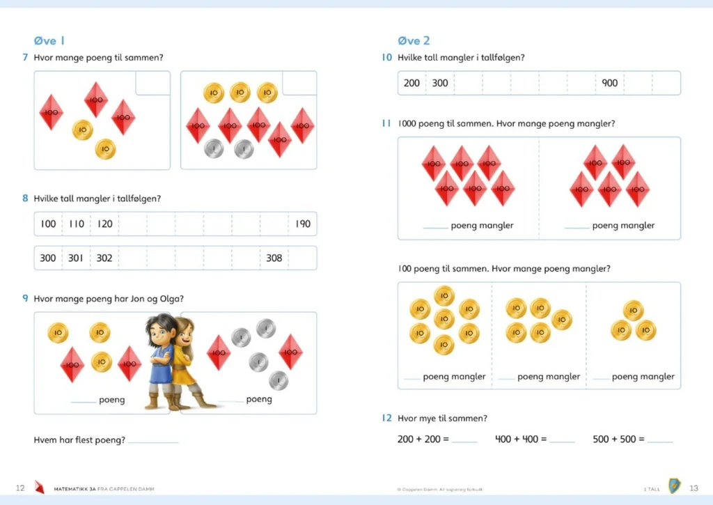 Sant eller usant fra Matematikk 3A Grunnbok