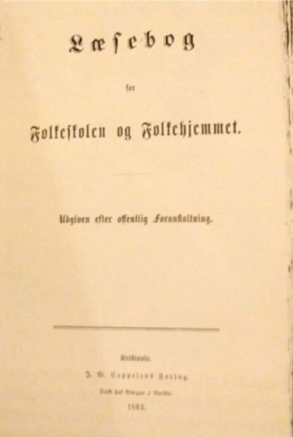 Lærebok for Folkeskolen
