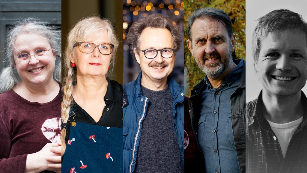 De nominerte til Alma prisen 2024, Gro Dahle, Anna Fiske, Bjørn F. Rørvik, Svein Nyhus, Øyvind Torseter